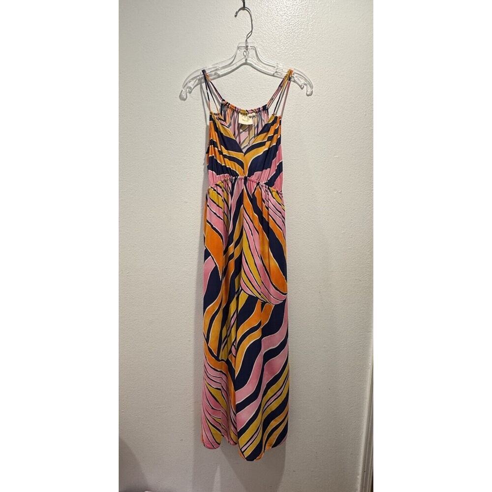 Maeve Size 2 Finley‎ Wide Leg Colorful Bright Boho Jumpsuit Anthropologie READ